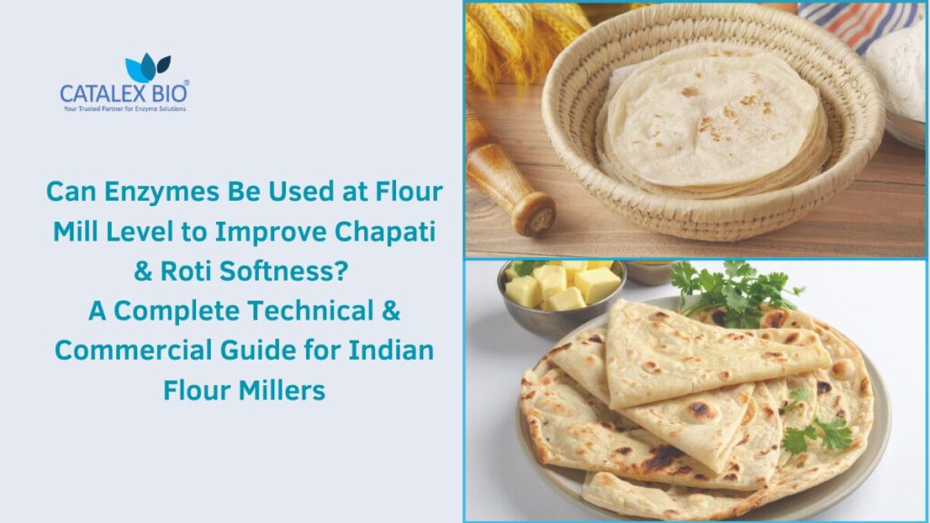 Enzymes used by Flour Mills for roti chapati by Catalex Bio