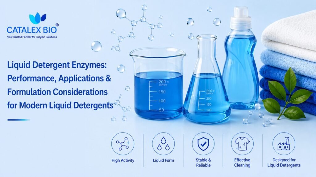 Liquid detergent enzymes for modern liquid detergent formulations and cleaning applications – Catalex Bio
