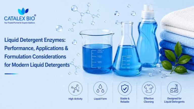 Liquid detergent enzymes for modern liquid detergent formulations and cleaning applications – Catalex Bio